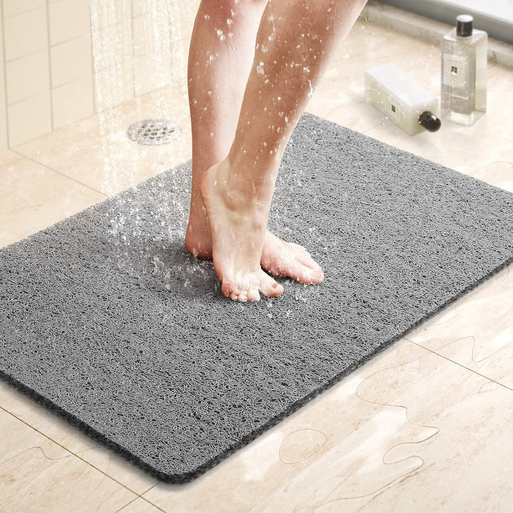 PVC Coil Permeable Non-Slip Shower Mat
