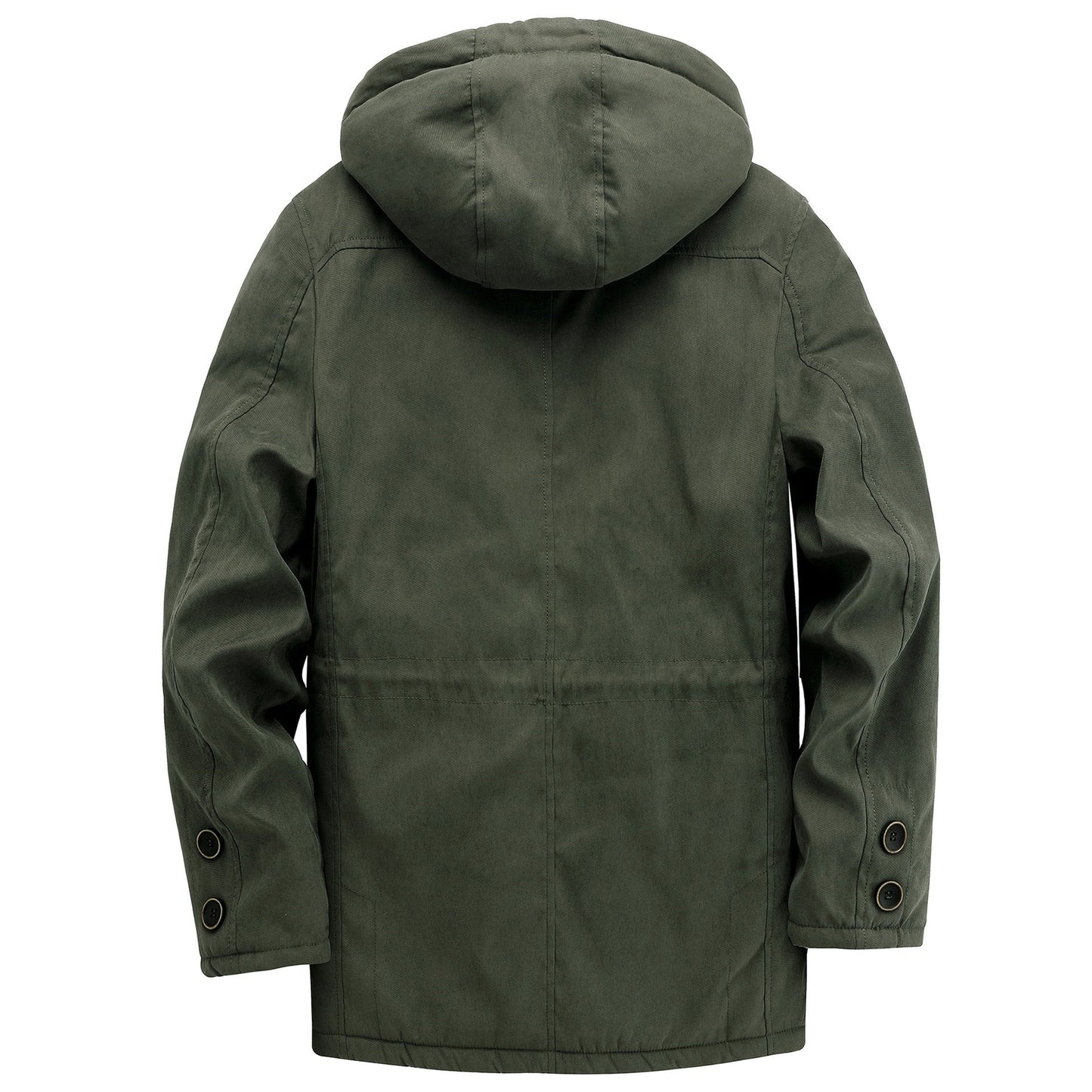 Joshua Hooded Jacket | Fleece Lined, Corduroy Trim Jacket