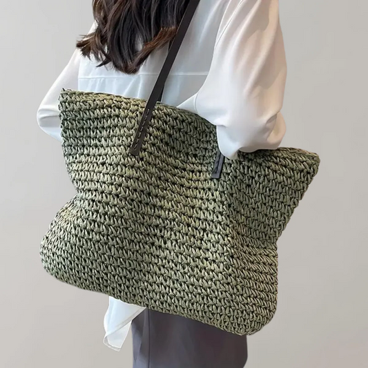 Women's tote bag – Large size – Natural fibers – Shoulder carry bohemian casual