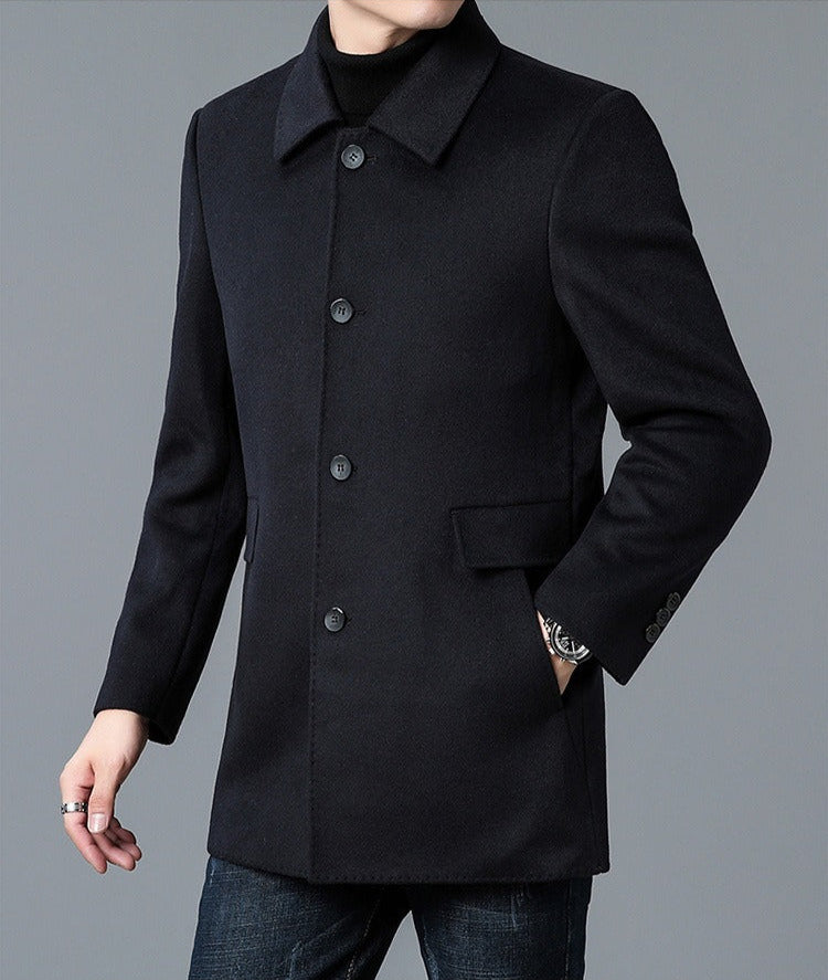 James Regular Fit Jacket | Button Front Flap Pockets Jacket