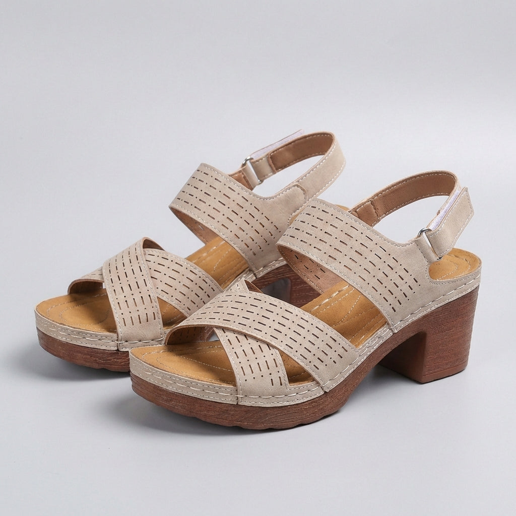 Orthopedic Platform Walking Sandals for Women – All-Day Comfort & Support