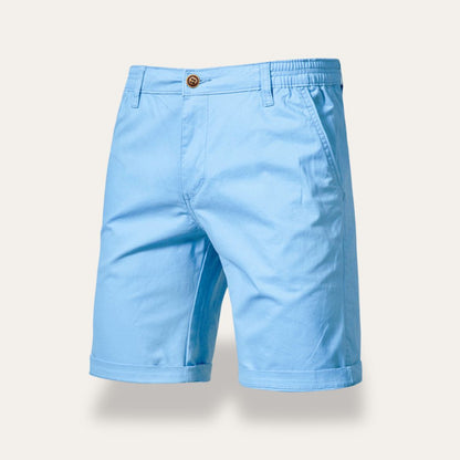 Men's shorts – Classic fit – Breathable natural fibers – Mid-thigh length