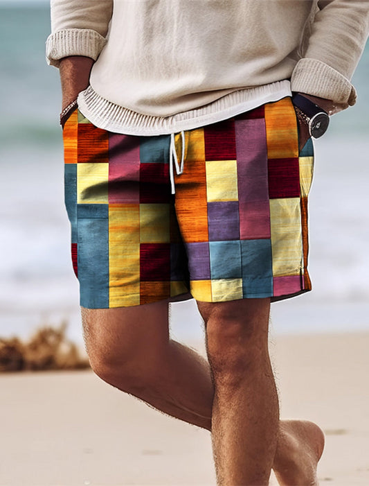 Men's swim shorts – Quick-drying – Regular fit – Adjustable waist – Mid-thigh