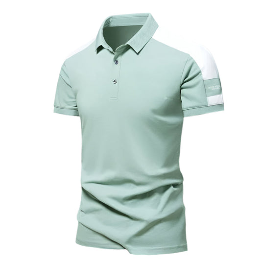 Men's polo – Slim fit – Short sleeves – Breathable fabric – Casual chic style