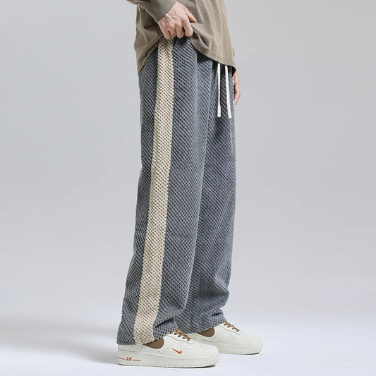 Teddy Relaxed Fit Trousers | Drawstring Waist Trousers