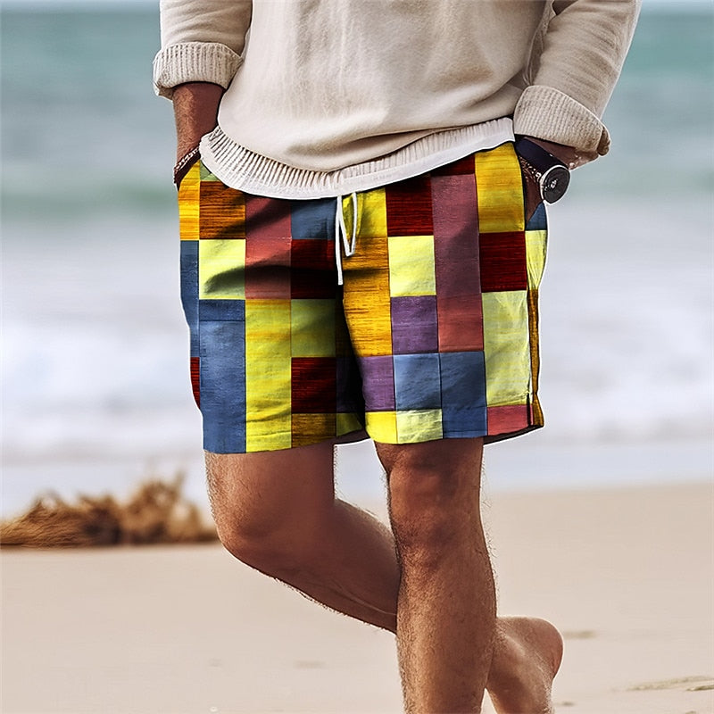 Men's swim shorts – Quick-drying – Regular fit – Adjustable waist – Mid-thigh