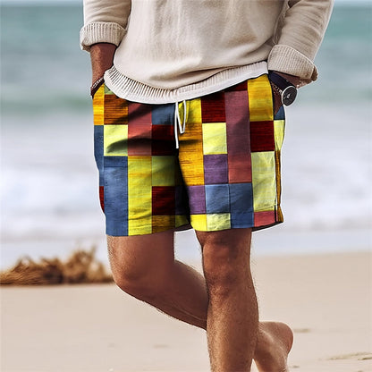 Men's swim shorts – Quick-drying – Regular fit – Adjustable waist – Mid-thigh