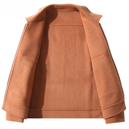 Lucas Bomber Jacket | Zip Front Flap Pockets Bomber Jacket