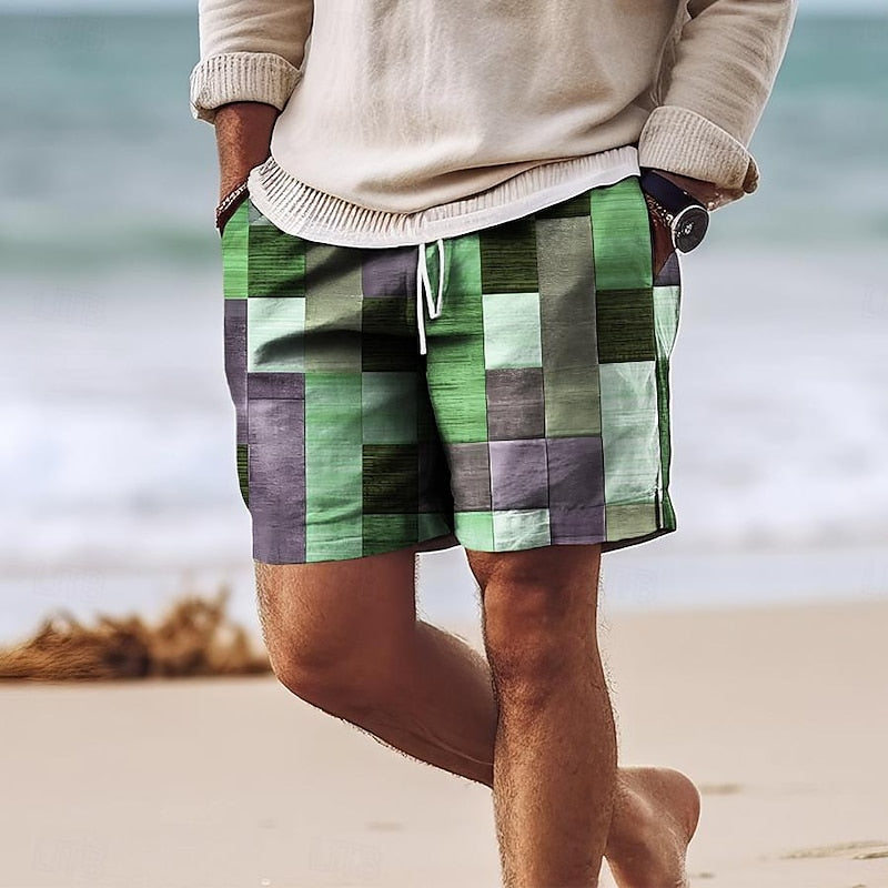 Men's swim shorts – Quick-drying – Regular fit – Adjustable waist – Mid-thigh